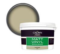 Crown Trade Vinyl Matt Walls & Ceilings Emulsion Paint The Old Chapel (C2460Y) 10L