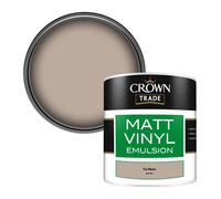 Crown Trade Vinyl Matt Walls & Ceilings Emulsion Paint Tia Maria (A0410N) 250Ml Tester