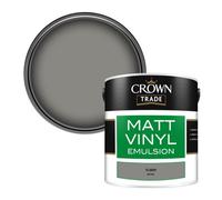 Crown Trade Vinyl Matt Walls & Ceilings Emulsion Paint Tl2029 (B8240D) 2.5L