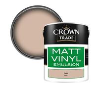 Crown Trade Vinyl Matt Walls & Ceilings Emulsion Paint Tudor (A0500T) 5L