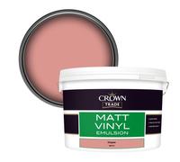Crown Trade Vinyl Matt Walls & Ceilings Emulsion Paint Utopian (X8391U) 10L