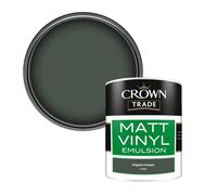 Crown Trade Vinyl Matt Walls & Ceilings Emulsion Paint Virginia Creeper (F7080X) 1L