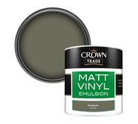 Crown Trade Vinyl Matt Walls & Ceilings Emulsion Paint Woodpecker Bs 12 B 25 (12B25) 250Ml Tester