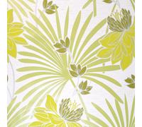 Crown Tropicana Green White Wallpaper Botanical Textured Luxury Vinyl