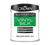 Crown Vinyl Silk Emulsion Brilliant White - 5L