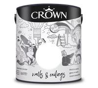 Crown Walls and Ceilings Silk Emulsion Paint, Cloud Burst 2.5L
