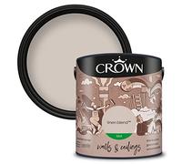 Crown Walls and Ceilings Silk Emulsion Paint, Linen Blend 2.5L