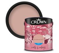 Crown Walls & Ceilings Matt Emulsion Paint Powdered Clay - 2.5L