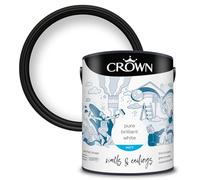 Crown Breatheasy Walls & Ceilings Pure Brilliant White Premium Matt Emulsion Paint 5L