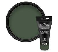Crown WALLS & CEILINGS Deep Green Matt Paint Tester - Sample 40ml