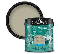 Crown Walls & Ceilings Light Fern Matt Emulsion Paint 2.5L