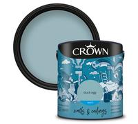 Crown Walls & Ceilings Matt Emulsion Paint Duck Egg - 2.5L