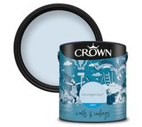 Crown Walls & Ceilings Matt Emulsion Paint, Size 2.5L, Moonlight Bay