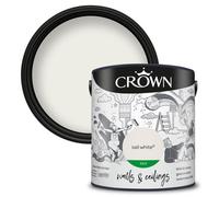 Crown Walls & Ceilings Silk Emulsion Paint Sail White - 2.5L