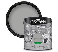 Crown Walls & Ceilings Silk Emulsion Paint, Size 2.5L, Granite Dust