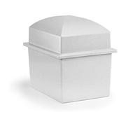 Crowne Vault | Double Urn Vaults for Underground Burial | Holds Two Adult Cremation Urns for Cemetery and Ground Burials | Made in The USA (Marquis, Granite Grey)