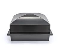 Crowne Vault Recycled Urn Vault for Underground Burial | Fortified Container to Cremation Urns for Cemetery and Ground Burials | Made in The USA and Responsibly Manufactured (Regent, Carbon)