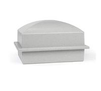 Crowne Vault Urn Vault for Underground Burial | Fortified Container to Hold Adult Human Ashes and Cremation Urns for Cemetery and Ground Burial | Made in The USA (Regent, Granite Grey)