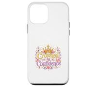 Crowned by Confidence Floral Queen Typography Case for iPhone 12 mini