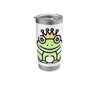 Crowned Frog Royalty Prince Stainless Steel Insulated Tumbler