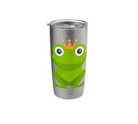 Crowned Frog Royalty Prince Stainless Steel Insulated Tumbler