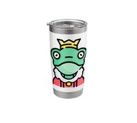 Crowned Frog Royalty Prince Stainless Steel Insulated Tumbler
