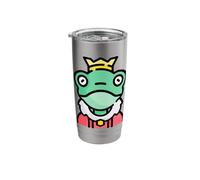 Crowned Frog Royalty Prince Stainless Steel Insulated Tumbler