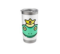 Crowned Frog Royalty Prince Stainless Steel Insulated Tumbler