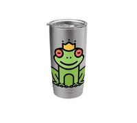 Crowned Frog Royalty Prince Stainless Steel Insulated Tumbler