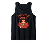 Crowned in Love Valentine Design Tank Top