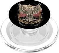 Crowned Polish Eagle Laurel Flag Broken Chain Freedom Symbol PopSockets PopGrip for MagSafe