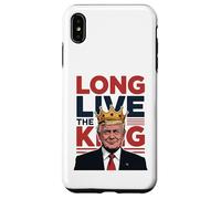 Crowned Trump Long Live the King -Funny Patriotic Trump Meme Case for iPhone XS Max