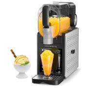 CROWNFUL Slushie Machine, Slushy Maker for Home, 3L Large Capacity Frozen Drink Maker, No Ice or Preperation Needed, 6 Presets Programs for Soft Ice Cream, Frappe, Milkshake & Frozen Juice