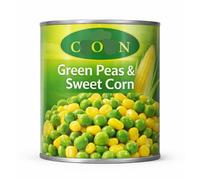 Crownn Canned 184g Multipack, Mixed Vegetables, Green Peas & Sweet Corn Ready to Eat Tinned Veg for Cooking, Salads, Family Meals (24X184g PACK, Crown 184g Green Peas & Sweet Corn)