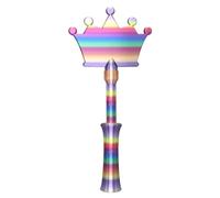 crownn magiic Wand - Telescopic Payment Stick, Contactless Card Extension | Fantasy Prop Retractable Reach Tool, Whimsical Royal Costume Toy with Star Top