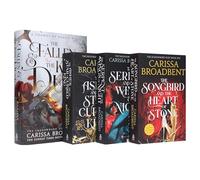 Crowns of Nyaxia Series By Carissa Broadbent 4 Books Set (The Fallen and the Kiss of Dusk [Hardback], Serpent and the Wings of Night, Ashes and the Star Cursed King & Songbird and the Heart of Stone)
