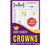 Crowns Score Sheets: Large Pads For Scorekeeping | 120 pages | 6x 9 inch