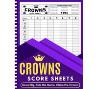 Crowns Score Sheets: Large Print Pages For Scorekeeping