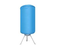 CROWNSHOP 1000W Electric Heated Clothes Airer, 2-Tier Foldable Stainless Steel Indoor Clothes Dryer, Energy-Saving Drying Rack for Laundry, 10kg Load, Timer 180 Minutes, Auto Shut-Off (Blue)