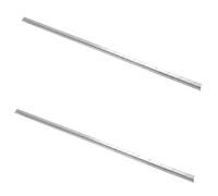 CROWNSHOP 2PCS Piano Hinge Stainless Steel Heavy-Duty Continuous Piano Metal Hinge 270 Degree Open Thick Furniture Hinges 1000x30mm for Pianos Cabinet Doors Large Windows Boats (2PCS)
