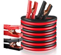 CROWNSHOP Jumper Cables for Car BatteryI nsulated Booster Cables with PVC CASE 6M 1200AMP Jump Starting Dead or Weak Batteries Emergency Roadside Assistance, Works in Every Weather