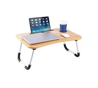 CROWNSHOP Laptop Table, 60 X 40 X 28cm Bed Table, lap table bed desk