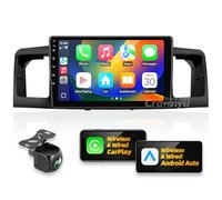 Crownyu For Corolla 2004-2008 Radio compatible with Carplay Android Car Wireless Upgrade Car Radio Android Navigation Bluetooth Touch Screen GPS FM Player