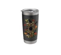 Crows and Mushrooms - Nature Magic with Crows Stainless Steel Insulated Tumbler