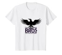 Crows Before Bros Dark Wing Duck Energy T-Shirt, Kids, White, 10 Years