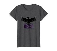 Crows Before Bros Dark Wing Duck Energy T-Shirt, Women, Dark Heather Grey, XXL