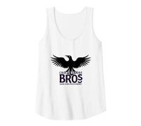 Crows Before Bros Dark Wing Duck Energy Tank Top, Women, White, M