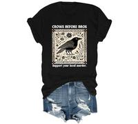 Crows Before Bros Shirt, Support Your Local Murder Crows Before Bros T-Shirt, Unisex Black