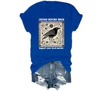 Crows Before Bros Shirt, Support Your Local Murder Crows Before Bros T-Shirt, Unisex Royal Blue