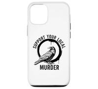 Crows Before Bros Support Your Local Murder Case for iPhone 12/12 Pro